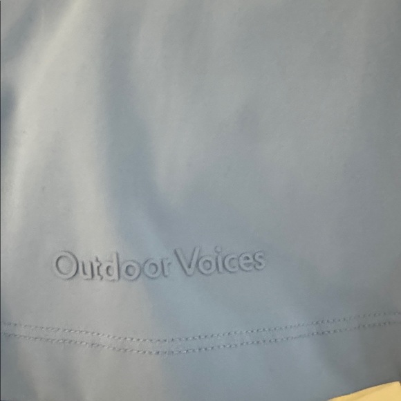 OUTDOOR VOICES One Shoulder Dress in Sky Size Large - Picture 6 of 7